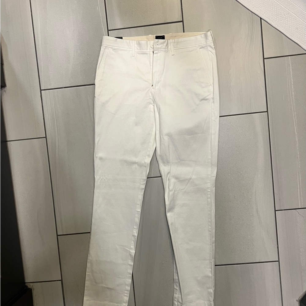 J. Crew Men's Cream Chinos